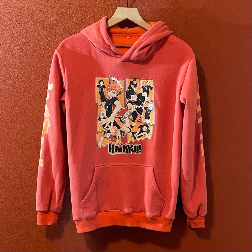 Haikyu Men’s Anime‎ Shonen Jump Crunchyroll Slouchy Hoodie Sweatshirt
